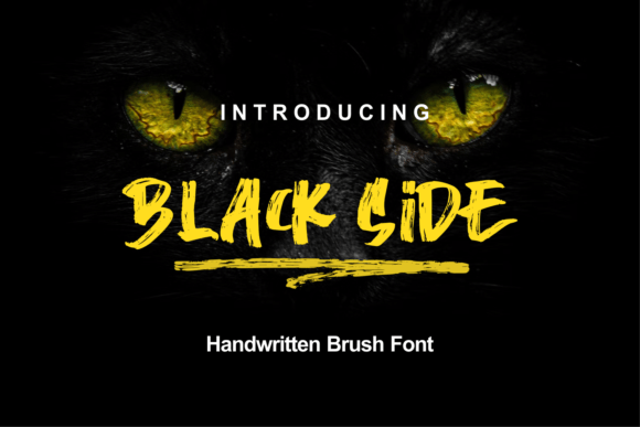 Black Side: Elevating Modern Design with Authentic Brush Typography