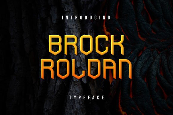 Brock Roldan: A Modern Display Font for Bold Visual Identity