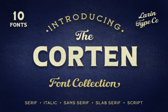 Corten: The Retro Font for Striking Vintage Designs
