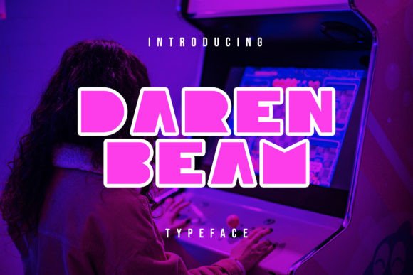 Daren Beam: A Modern Display Font for Bold Designs