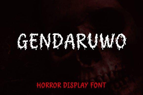 Gendaruwo: Integrating a Unique Horror Display Font into Professional Design Workflows