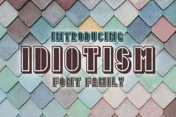 Idiotism: Integrating a Superb Geometric Display Font into Your Creative Workflow