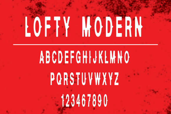 Lofty Modern: A Cool Display Font for Bold Designs