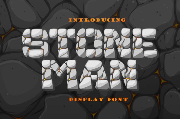 Stone Man: A Decorative Font for Bold Designs