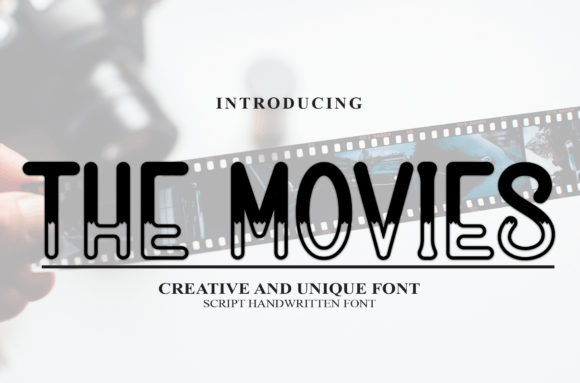 The Movies Font: A Sweet Handwritten Style for Creative Projects