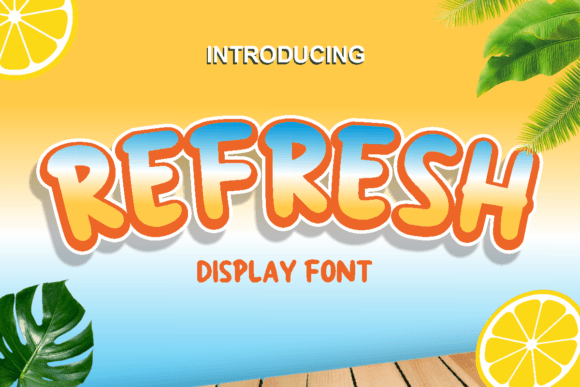 Unlocking Creative Potential: Why the Refresh Display Font is a Game-Changer for Designers